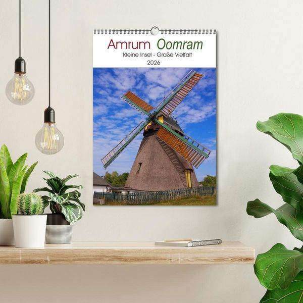 Produktbild: Amrum - Oomram, Kleine Insel - Gro&szlig;e Vielfalt (Wandkalender 2026 DIN A3 hoch), CALVENDO Monatskalender