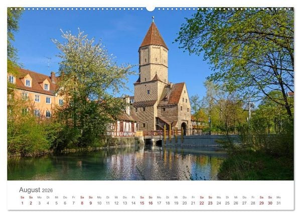 Produktbild: Augsburg Handel seit dem Mittelalter (hochwertiger Premium Wandkalender 2026 DIN A2 quer), Kunstdruck in Hochglanz