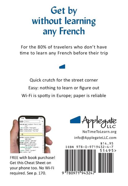Produktbild: Traveler's French Cheat Sheet