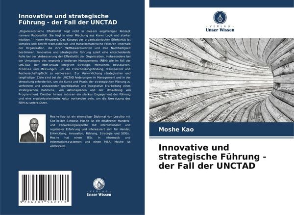Innovative und strategische Führung - der Fall der UNCTAD, Taschenbuch von Moshe Kao, Verlag Unser Wissen, 9786207562718