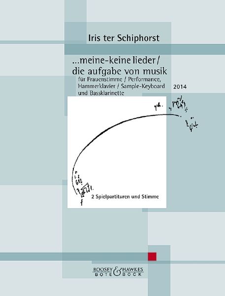 Produktbild: &hellip;meine-keine lieder&thinsp;/ die aufgabe von musik