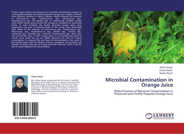 Produktbild: Microbial Contamination in Orange Juice