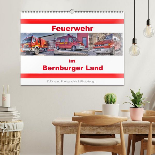 Produktbild: Feuerwehr im Bernburger Land (Wandkalender 2026 DIN A2 quer), CALVENDO Monatskalender