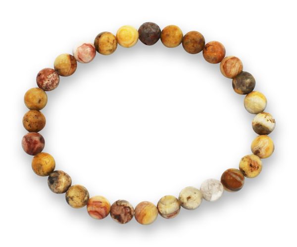 Produktbild: Grazy Laze-Achat Edelsteinarmband 6mm, J749-33