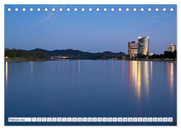Produktbild: BONN f&uuml;r Nachtschw&auml;rmer (Tischkalender 2026 DIN A5 quer), CALVENDO Monatskalender