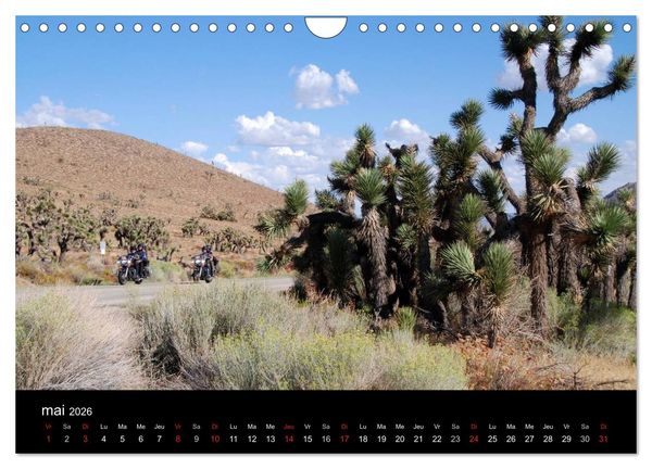 Produktbild: Born to be wild &ndash; Les &Eacute;tats-Unis en Harley-Davidson (Calendrier mural 2026 DIN A4 vertical), CALVENDO calendrier mensuel