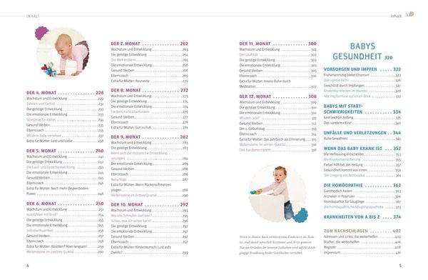 Das große Buch für Babys erstes Jahr