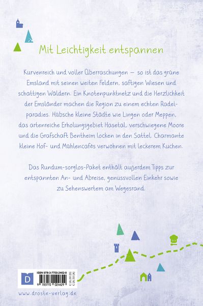 Produktbild: Emsland. Mit Grafschaft Bentheim. Radeln f&uuml;r die Seele