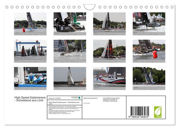 Produktbild: High Speed Katamarane - Schwebend ans Limit (Wandkalender 2026 DIN A4 quer), CALVENDO Monatskalender