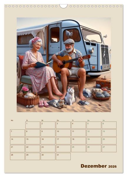 Produktbild: Campingromantik das Leben ist ein Abenteuer (Wandkalender 2026 DIN A3 hoch), CALVENDO Monatskalender