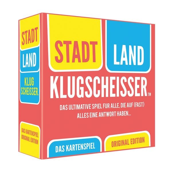 Produktbild: Stadt Land Klugscheisser &ndash; Kartenspiel