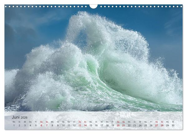 Produktbild: Azurblaue Horizonte - Die Sch&ouml;nheit des Meeres einfangen (Wandkalender 2026 DIN A3 quer), CALVENDO Monatskalender
