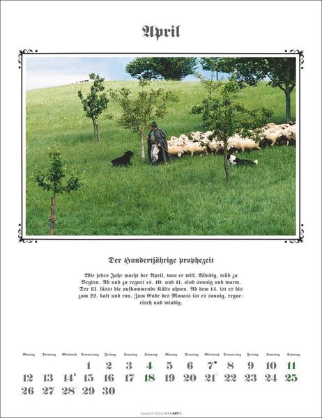 Produktbild: Der Hundertj&auml;hrige Kalender 2027