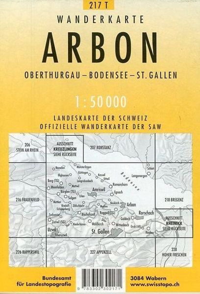 Produktbild: Swisstopo 1 : 50 000 Arbon