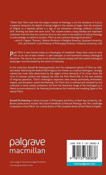 Produktbild: Retrieving the Radical Tillich
