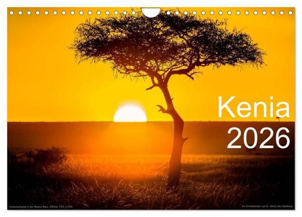 Produktbild: Kenia 2026 (Wandkalender 2026 DIN A4 quer), CALVENDO Monatskalender