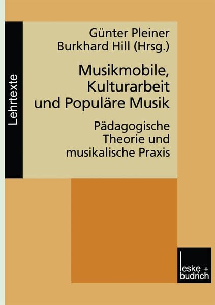 Produktbild: Musikmobile, Kulturarbeit und Popul&auml;re Musik