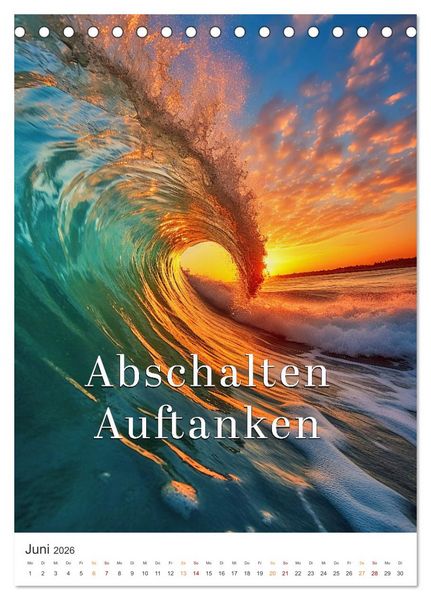 Produktbild: Meine Auszeit f&uuml;r die Seele (Tischkalender 2026 DIN A5 hoch), CALVENDO Monatskalender