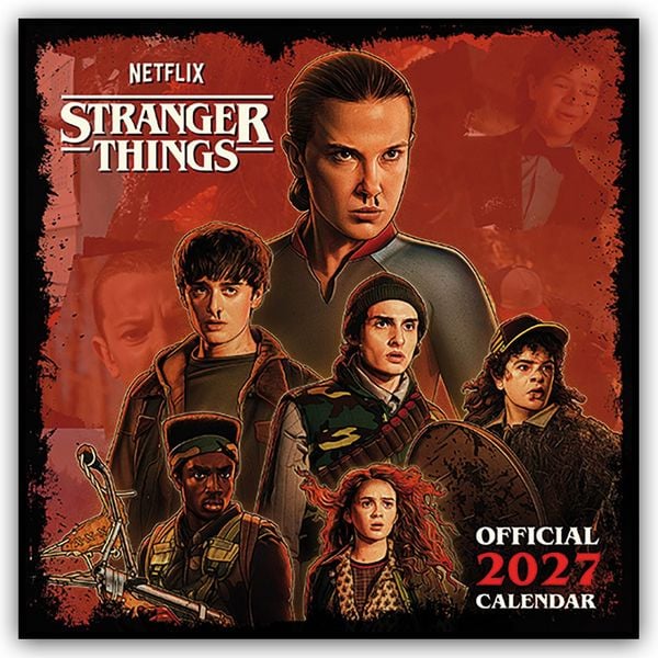 Produktbild: Stranger Things &ndash; Season 5 &ndash; Netflix &ndash; Offizieller Kalender 2027