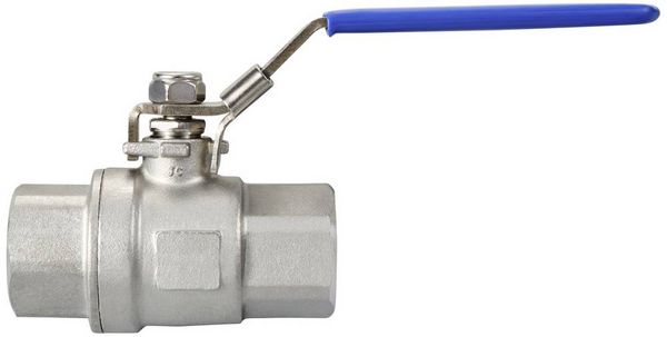 Produktbild: TRU COMPONENTS TC-2PC-DN20-316 TC-12770352 Standard-Kugelhahn Innengewinde: G3/4" 64 bar (max) 1 St.