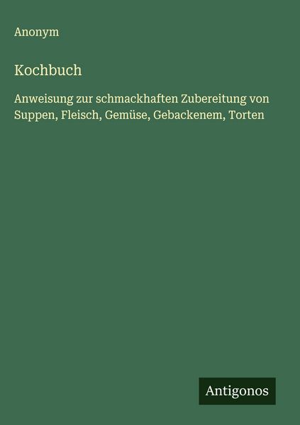 Produktbild: Kochbuch