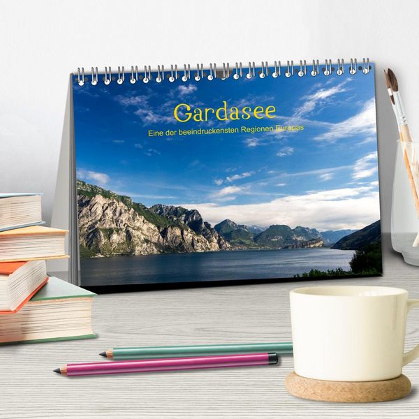 Produktbild: Gardasee / CH-Version (Tischkalender 2026 DIN A5 quer), CALVENDO Monatskalender