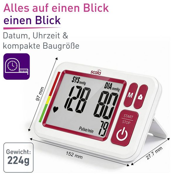 Produktbild: Scala SC 6750A Oberarm Blutdruckmessger&auml;t 67501