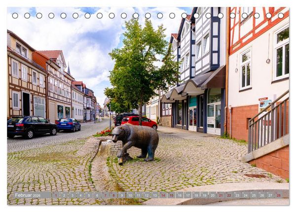 Produktbild: Ein Blick auf Leinefelde-Worbis (Tischkalender 2026 DIN A5 quer), CALVENDO Monatskalender