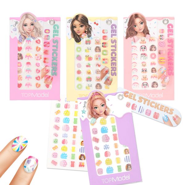 Produktbild: TOPModel Gel Nagelsticker CANDY GLAM