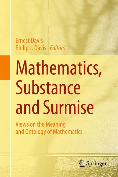 Produktbild: Mathematics, Substance and Surmise