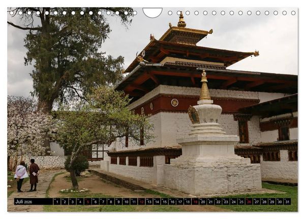 Produktbild: Druk Yul - Szenen aus Bhutan (Wandkalender 2026 DIN A4 quer), CALVENDO Monatskalender
