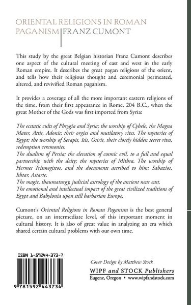 Produktbild: Oriental Religions in Roman Paganism
