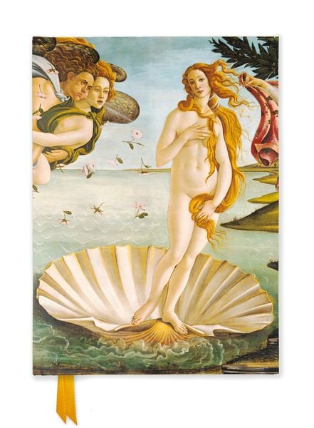 Produktbild: Premium Notizbuch Quartformat: Sandro Botticelli, Die Geburt der Venus