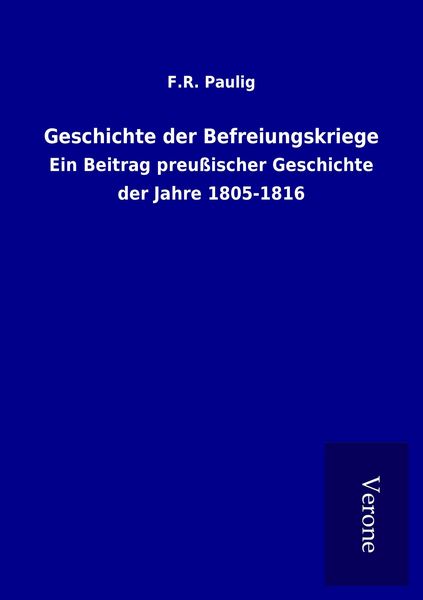 Produktbild: Geschichte der Befreiungskriege