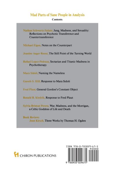 Produktbild: Mad Parts of Sane People in Analysis (Chiron Clinical Series)