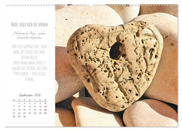 Produktbild: Was uns tr&auml;gt, wenn alles wankt. &Uuml;ber das Wachsen an Krisen (hochwertiger Premium Wandkalender 2026 DIN A2 quer), Kunstdruck in Hochglanz