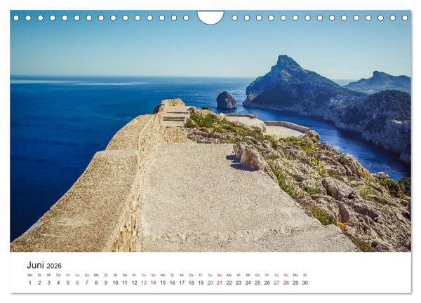 Produktbild: Mallorca, Mallorca (Wandkalender 2026 DIN A4 quer), CALVENDO Monatskalender