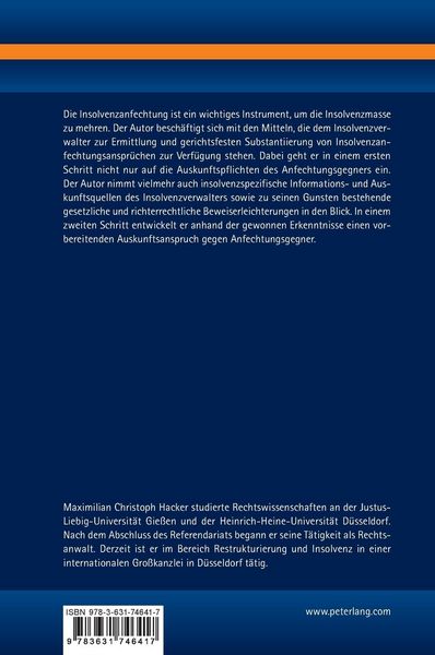 Produktbild: Mittel des Insolvenzverwalters zur Ermittlung und Substantiierung von Anfechtungssachverhalten
