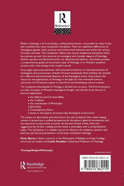 Produktbild: Companion Encyclopedia of Theology