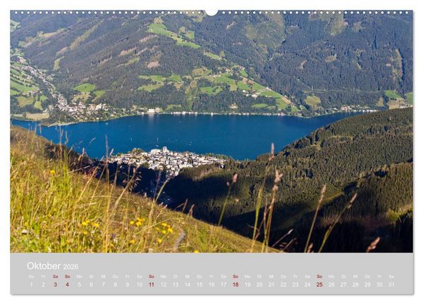 Produktbild: Gr&uuml;&szlig;e aus Zell am See (Wandkalender 2026 DIN A2 quer), CALVENDO Monatskalender