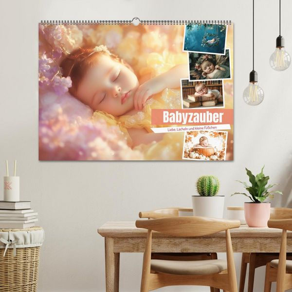 Produktbild: Babyzauber (Wandkalender 2026 DIN A2 quer), CALVENDO Monatskalender