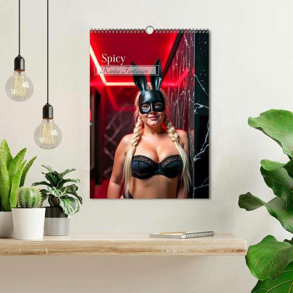 Produktbild: Spicy - Kinky Fantasien (Wandkalender 2026 DIN A3 hoch), CALVENDO Monatskalender
