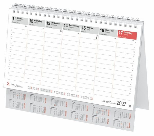 Produktbild: Schreibtischkalender &Ouml;sterreich gro&szlig; 2027