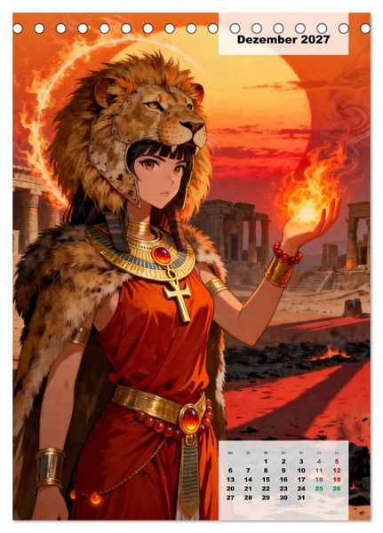 Produktbild: T&ouml;chter des Feuers (Tischkalender 2027 DIN A5 hoch), CALVENDO Monatskalender