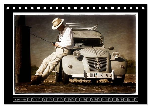 Produktbild: Oldtimer auf Tour (Tischkalender 2026 DIN A5 quer), CALVENDO Monatskalender