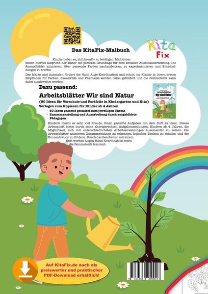 Produktbild: KitaFix Malbuch Wir sind Natur