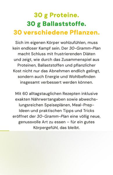 Produktbild: Der 30-Gramm-Plan