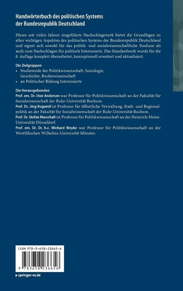 Produktbild: Handw&ouml;rterbuch des politischen Systems der&nbsp;Bundesrepublik Deutschland