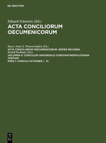 Produktbild: Concilii Actiones I - XI