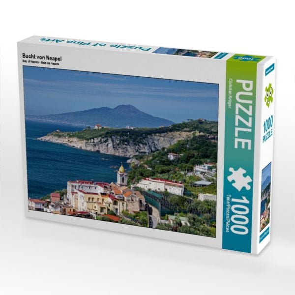 Produktbild: CALVENDO Puzzle Bucht von Neapel | 1000 Teile Lege-Gr&ouml;&szlig;e 64 &times; 48 cm Foto-Puzzle f&uuml;r gl&uuml;ckliche Stunden